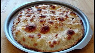 FOCACCIA ALLO STRACCHINO TIPO RECCO  senza lievito  CROCCANTE CON INTERNO CREMOSO  RICETTA VELOCE [upl. by Tichonn]