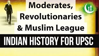 Moderates Extremists amp Revolutionaries during Indian Independence Struggle  Indian Modern History [upl. by Rimma]