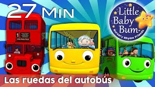 Las ruedas del autobús  Todas las versiones  Canciones infantiles  LittleBabyBum [upl. by Neehsuan]