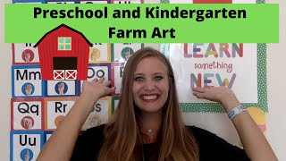 FARM Theme Part 5  Preschool and Kindergarten Art [upl. by Kendra970]