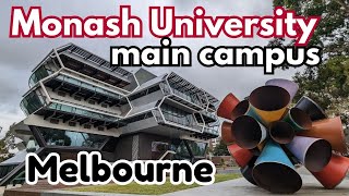 Monash University Campus tour  Main campus at Clayton  Monash Uni Melbourne campus [upl. by Wiltsey]