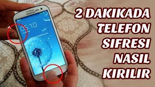 2 Dakikada Telefon Şifresi Kırma Yeni 2020 [upl. by Ecinrev]