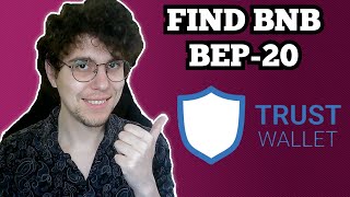 How To Find BNB BEP20 Address On Trust Wallet 2024 [upl. by Graner]