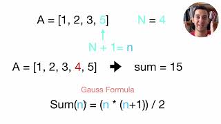 PermMissingElem Codility Lesson 3  Python [upl. by Atilemrac]