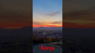 Sunset 🌅 korca albania shqip edirama perendim shqiperi [upl. by Helali]