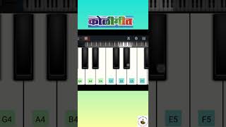 Ekvira aai song  piano tutorial pianotutorial ringtone [upl. by Llehcar265]