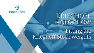 Krieghoff Know How  Fitting the Krieghoff Stock Weights [upl. by Hayes]