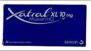 Uroxatral Alfuzosin used to improve urination in men with benign prostatic hyperplasia enlarged pro [upl. by Akinad416]