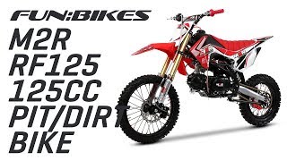 Product Overview M2R RF125 S2 125cc Dirt and Pit Bike 2018 [upl. by Erdreid161]