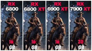 RX 6800 Vs RX 6800 XT Vs RX 6900 Vs RX 7900 XT Comparing average fps In 16 Popular Games [upl. by Nongim]