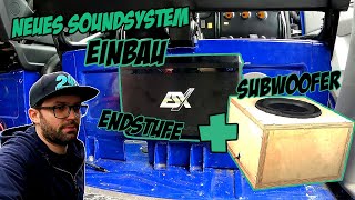 Einbau Endstufe  Subwoofer im Mercedes Sprinter [upl. by Marchal955]