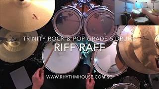 ACDC  Riff Raff  Trinity Rock amp Pop Grade 5 Drums [upl. by Nnaillek]