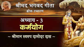 Bhagavad Gita Chapter 3 Full by Swarupa Damodar Das  Sanskrit Recitation  Hare Krsna TV [upl. by Laven359]