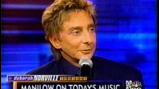 Barry Manilow  Deborah Norville [upl. by Ikcim]