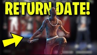 TRAVIS SCOTT SKIN RETURN DATE in FORTNITE ITEM SHOP Travis Scott Skin Returning in Fortnite 2024 [upl. by Laurie]