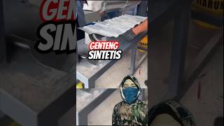 Proses cetak genteng sintetis lifehacks trendingshorts [upl. by Eseerehs106]