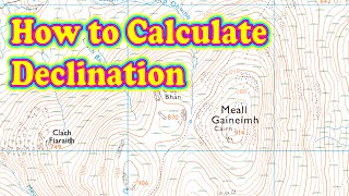 How to calculate declination [upl. by Selwyn745]