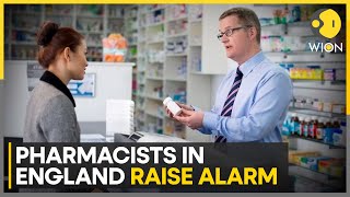 UK Record of shortage of medicine in England Community Pharmacy England issues report  WION [upl. by Yebba]