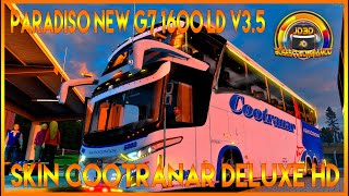 Mod Paradiso New G7 1600 Scania LD V35  Skin Cootranar  Ruta  Pasto  Via Tumaco ATS 145 [upl. by Akinehs]