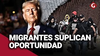 MIGRANTES piden a TRUMP no cerrar las puertas de EEUU  Gestión [upl. by Kcim]