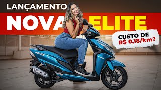 NOVA ELITE 125 2025 PREÇO CORES DA ELITE 125 DA HONDA  TUDO O QUE MUDOU NA ELITE 2025  LANÇAMENTO [upl. by Enirahtac]