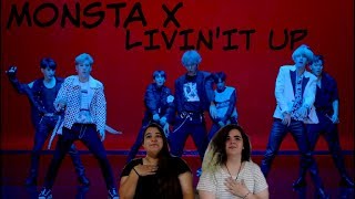 MONSTA X  LIVIN IT UP MV REACTION CactusFREE [upl. by Aekim]