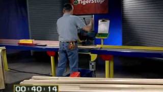 Tigerstop Automatic Stop System for Cutoff amp Chop Saws  Akhurst Machinery [upl. by Acissev]