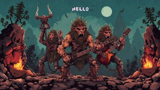 Neanderthal  Metal Rock Song  song art homosapien ai status funny viralvideo [upl. by Trebloc]