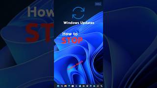 How to STOP Windows Updates in Windows 11 shorts youtubeshorts viralvideo [upl. by Ellesirg229]