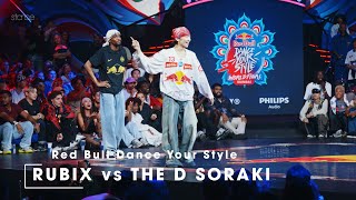 Rubix vs D Soraki Top 4  stance x Red Bull Dance Your Style World Final 2024 Mumbai [upl. by Aluk]