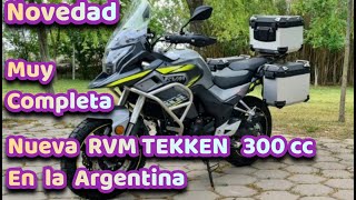 NUEVA RVM TEKKEN 300 cc  YA ESTA EN LA ARGENTINA REVIEWOF ROARD  STREET [upl. by Ynohtnacram]