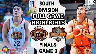 FINALS GAME 3  MPBL HIGHLIGHTS  QUEZON VS BATANGAS  SOUTH DIVISION FINALS 2024 mpbl [upl. by Onaivatco966]