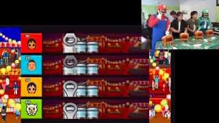 ABM Mario amp Luigi amp Angi friends TAIKO NO TATSUJIN GAMEPLAY HD [upl. by Clementas]