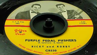 Ricky amp Robby  Purple Pedal Pushers 1959 [upl. by Natka]