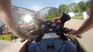 Aprilia RS 125 kit 140cc onboard test [upl. by Zephan]