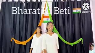 Bharat Ki Beti❤️ Independence Day Special Dance  Desh Bhakti Dance  Patriotic Dance  Dance [upl. by Aenahs545]