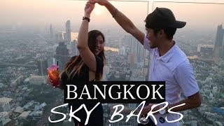 THE BEST SKY BARS IN BANGKOK Thailand  Vlog 144 [upl. by Creigh]