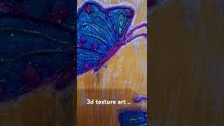 Glue gun art art glueguncraft acrylicpainting butterfly painting [upl. by Ollehcram]