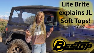 Lite Brite explains the Mopar and Bestop JL soft top options at EJS [upl. by Iphigeniah732]