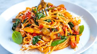 Easy Veggie Spaghetti Recipe [upl. by Hugibert]