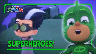 Strength Display Stops Romeo  Superheroes  PJ Masks [upl. by Boccaj]