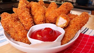 How to Make the New Crispy Fried Chicken Cooked So WELL  Better than KFC Chicken  BREADED Tenders [upl. by Vern]