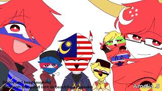 Laskar Pelangi Short PMV Countryhumans Happy Independence day Indonesia [upl. by Eimmak764]