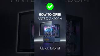 Quick guide Antec CX200M PC Casing [upl. by Colon]