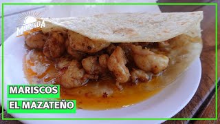 quotUna Mordida Tacos Tijuanaquot Mariscos El Mazateño [upl. by Ytte928]