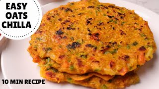 10MINUTE OATS CHILLA Recipe for Weight Loss  Healthy Tuesdays  Episode 01 [upl. by Hereld]