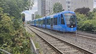 Light rail in Stockholm and Solna [upl. by Dougy]