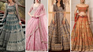 Outstanding Lehenga Choli Dress Designing Ideas 2024 [upl. by Aynosal]