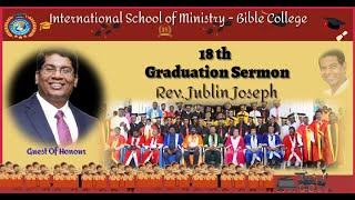 Rev Jublin Joseph Message Pr M Paulose  ISM  Bible College  RMM [upl. by Odranar]