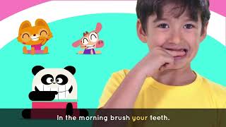 Lingokids ABC SONG DANCE 🔤 🎶 ABCD In the Morning Brush your Teeth [upl. by Zandt612]